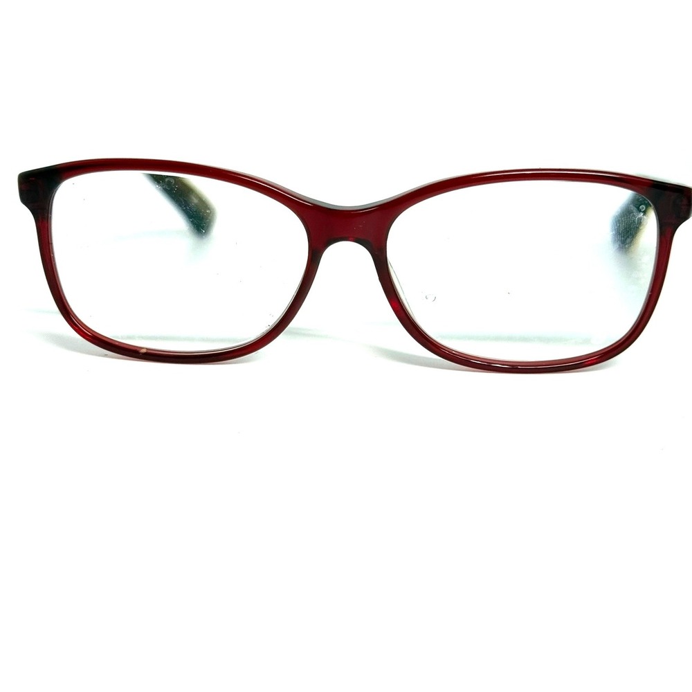 Givenchy VGV 860 Eyeglasses Burgundy Red Tortoise Shell Gold Logo Italy 140mm